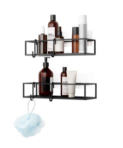 Cubiko Adhesive Shower Bins. Set of 2