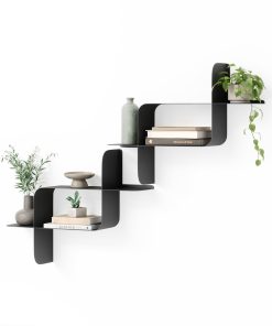 Montage Metal Wall Shelves. Set of 2