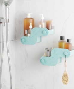 Nami Adhesive Shower Bins