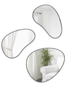 Hubba Pebble Wall Mirrors. Set of 3